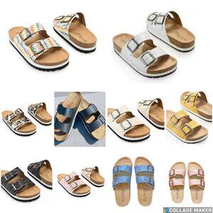 BOUTIQUE BY CORKY'S"BEACH BABE" SLIP ON SANDALS WOMENS